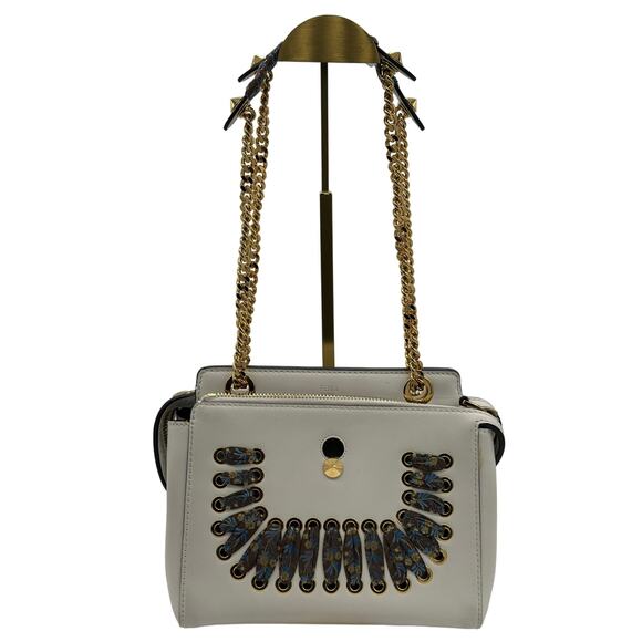 Fendi Handbags - BNWT Fendi Whipstitch Dotcom Bag‎ in White calf leather! FULL INCLUSION